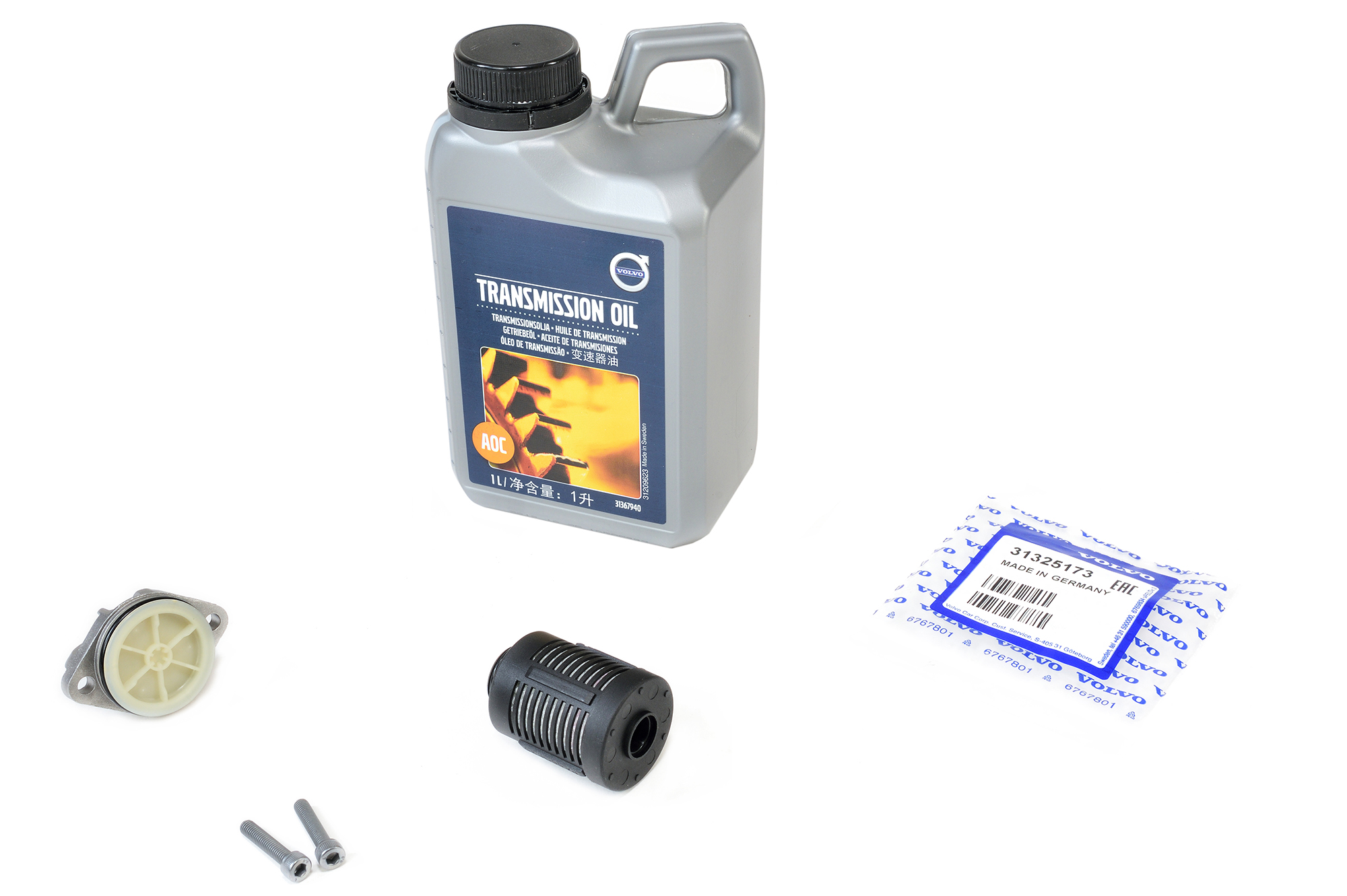 Olej do sprzęgła HALDEX 1L OE + filtr Volvo OE (31367940
