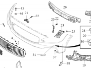 Kratka grill chlodnicy oe volvo s90 v90 (32368165)
