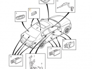 Lampka do czytania prawy tyl volvo s60 s90 v60 v60cc v90 v90cc xc40 xc60 xc90 (32140334)