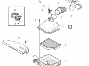Obudowa filtra powietrza volvo xc40 (32222663)