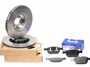 Tarcze klocki hamulcowe przod oe volvo 17 s60 s90 v60 v90 xc60 (31665446 32373348)