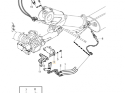 Czujnik cisnienia dpf volvo c30 c70 s40 s60 s80 v50 v70 v70xc xc90 (30757189)