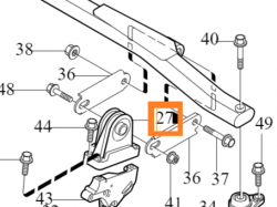 GÓRNA PODUSZKA SILNIKA VOLVO C70 S60 S70 S80 V70 XC90 8649597