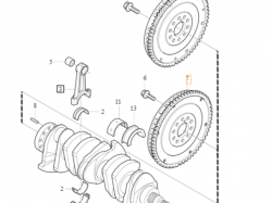Kolo dwumasowe volvo s60 s60cc s80 v60 v60cc v70 xc60 xc70 (31401174)