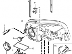 LAMPA PRAWA, PRAWY REFLEKTOR KSENON OE VOLVO XC90 31446873