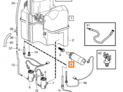 POMPKA SPRYSKIWACZY PRZEDNICH LAMP OE VOLVO S60 V70 XC70 30699674